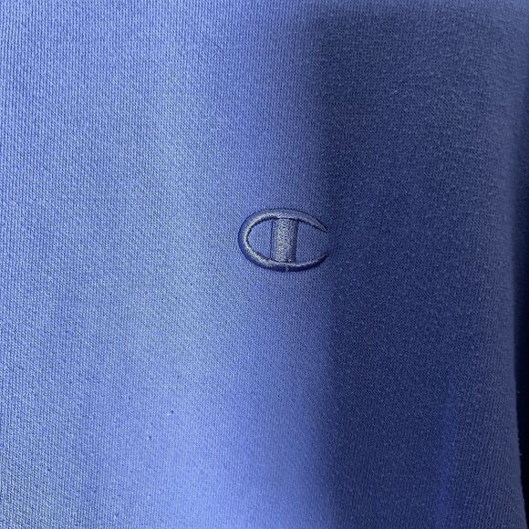 Champion Athletic Wear Crew Neck Sweatshirt Womens Purple Long Sleeve Cropped M - Picture 6 of 6